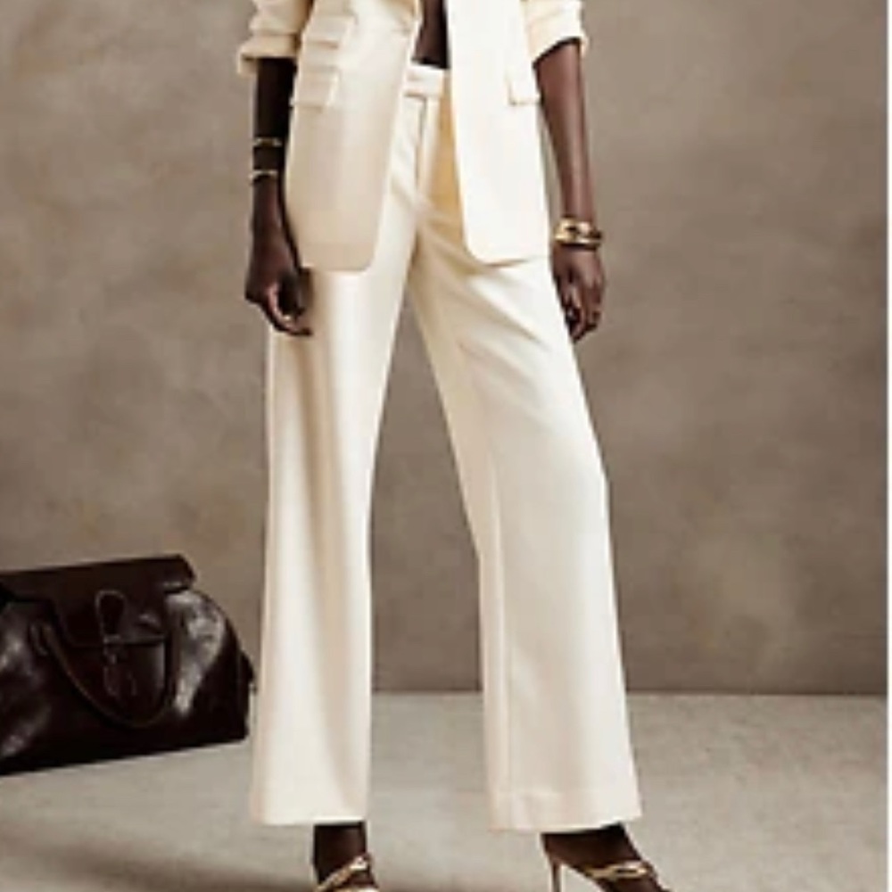 Banana Republic- Off white/ cream dress pants
